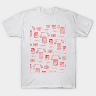 Canned fish pattern T-Shirt